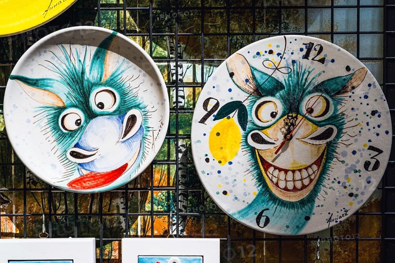 Ceramics and porcelain from Vietri sul Mare, Amalfi Coast, Salerno, Campania, Italy, Europe
