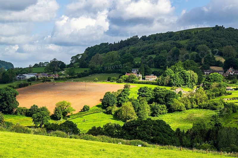 Farms in North York Moors National Park, Yorkshire, England, United Kingdom, Europe