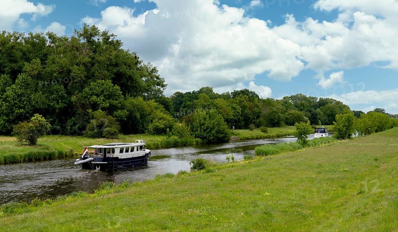 River in the Lower Oder Valley National Park, Criewen, Brandenburg, Germany, Europe