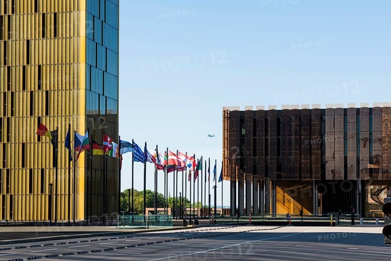 European Court of Justice, ECJ, Kirchberg Plateau, Luxembourg City, Luxembourg, Europe