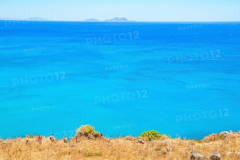 Seascape, Preveli Beach, Rethymno, Crete, Greek Islands, Greece, Europe