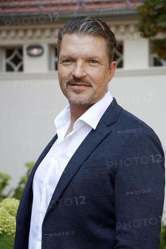 Hardy Krüger jr. at the annual press conference for the 2024/25 season at the Schlossparktheater in Berlin on 3 September 2024