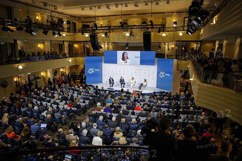 60th Munich Security Conference. Panel discussion on 'Äô Growing the Pie: Seizing Shard Opportunities'Äô with Annalena Bärbock (Bündnis 90/Die Grünen), Federal Foreign Minister, Antony Blinken, Secretary of State of the United States of America, and Subrahmanyam Jaishankar, Foreign Minister of India. Munich, 17.02.2024. Photographed on behalf of the Federal Foreign Office
