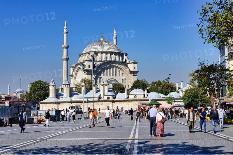 Nuruosmaniye Mosque near the Grand Bazar, Istanbul, Turkey, Asia
