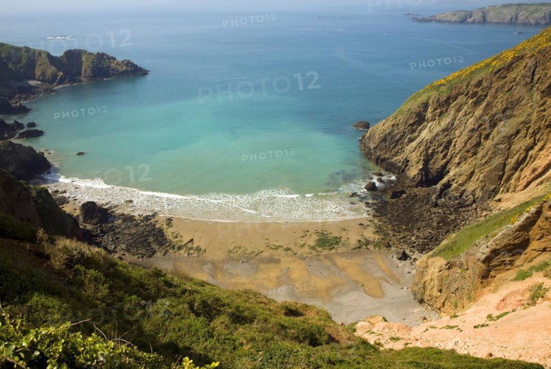 La Grande Greve beach, Island of Sark, Channel Islands, Great Britain