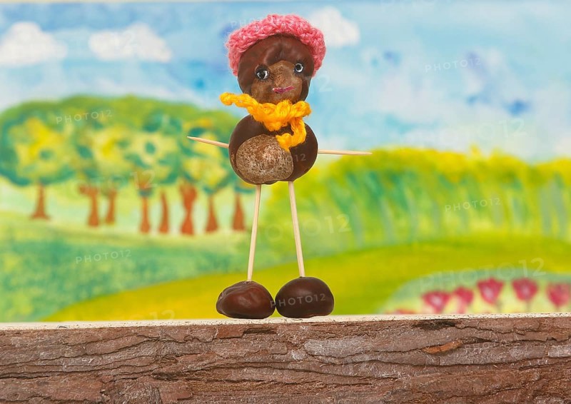 Chestnut figure in the studio