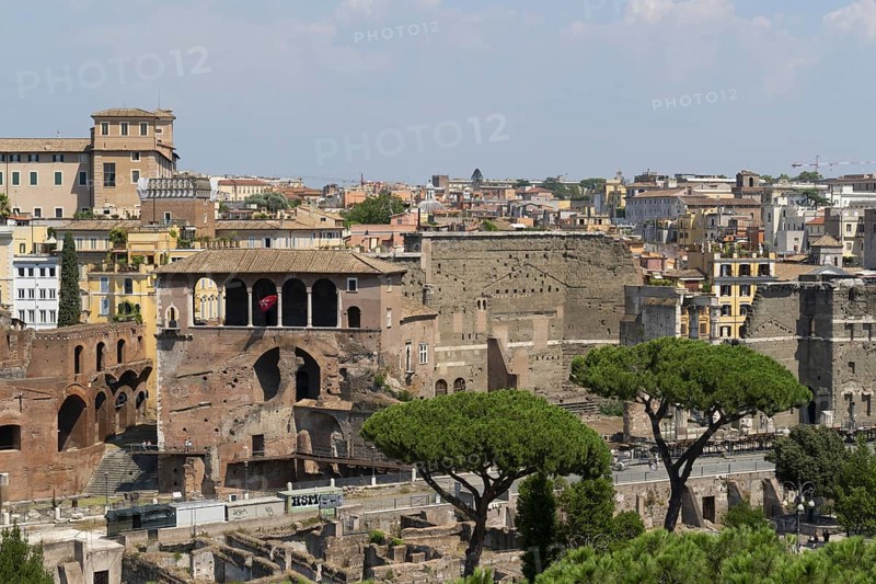 View from Monumento Vittorio Emanuele II, Piazza Venezia, Rome, Italy, Europe