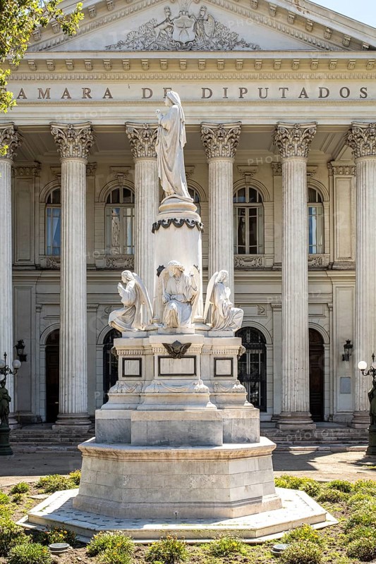 Palace of the National Congress of Chile, Santiago de Chile, Chile, South America