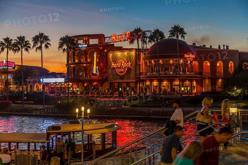 Hard Rock Cafe at City Walk in Universal Studios, Orlando, Florida, USA, North America
