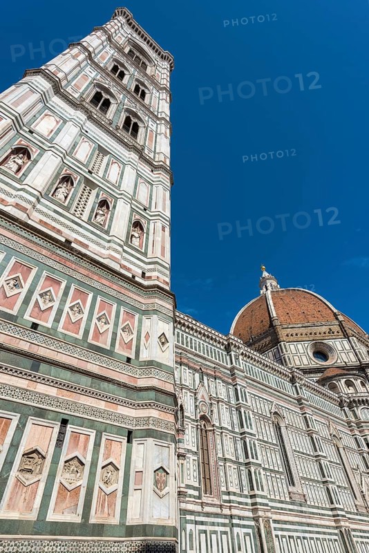 Cathedral of Santa Maria del Fiore, Duomo, building, architecture, history, culture, architecture, art, tourism, city trip, blue sky, Florence, Tuscany, Italy, Europe