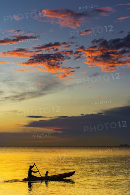 Canoe in sunset, sunset, horizon, evening light, boat, sun, evening mood, cloudy sky, colourful, orange, wooden boat, sea, calm, tranquillity, emotion, journey, holiday, beach, tourism, holiday mood, holiday paradise, paradise, evening sky, romantic, cloud, sky, dream holiday, coast, wanderlust, seascape, seascape, serenity, mood, symbolic, dusk, silhouette, light, weather, climate, Thailand, Asia