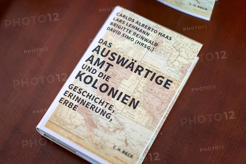 Photographs taken as part of a book presentation on colonial history from the book Das Auswärtige Amt und die Kolonien at the Federal Foreign Office in Berlin, 5 June 2024