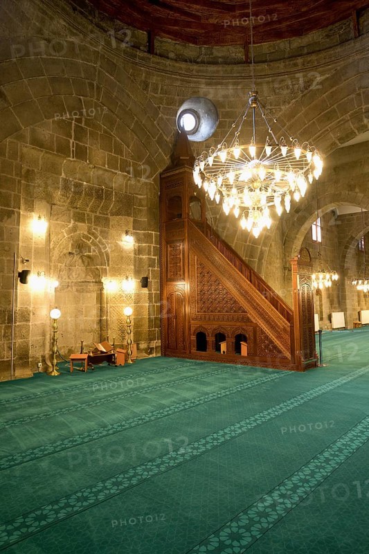 Grand mosque of Erzurum or Atabey Mosque, Minbar, Erzurum, Turkey, Asia
