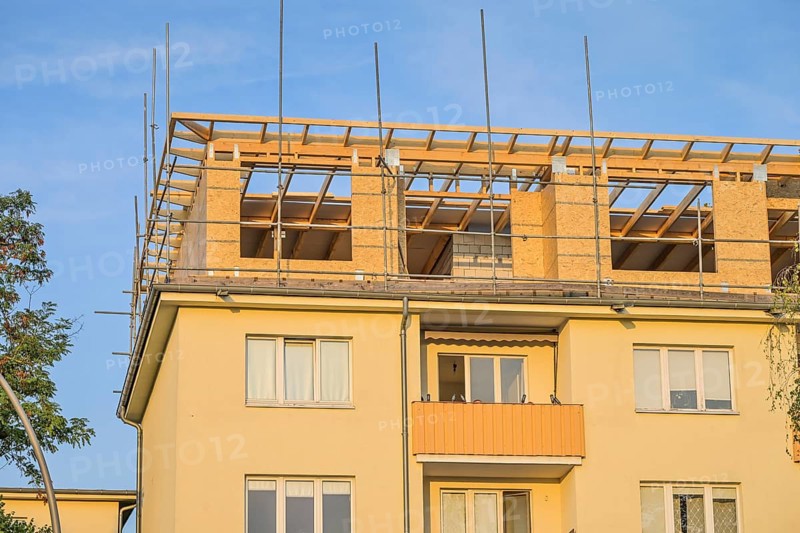 Roof conversion, extension, residential building, Gartenfelder Straße, Haselhorst, Spandau, Berlin, Germany, Europe