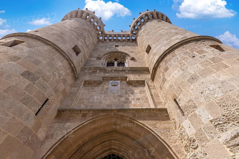 Palace of the Grand Master of the Knights of Rhodes, Greece, Greek Islands., Europe
