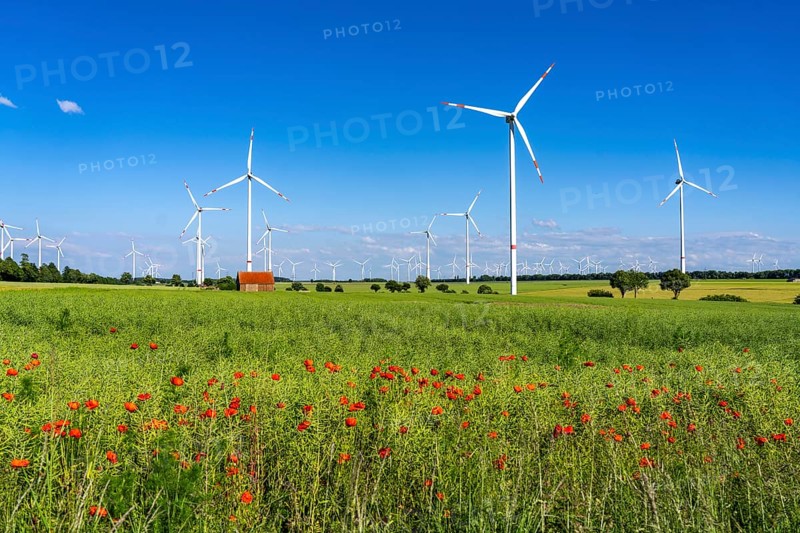 Wind farm north-east of Bad Wünnenberg, Ostwestfalen Lippe, Paderborn district, North Rhine-Westphalia, Germany, Europe