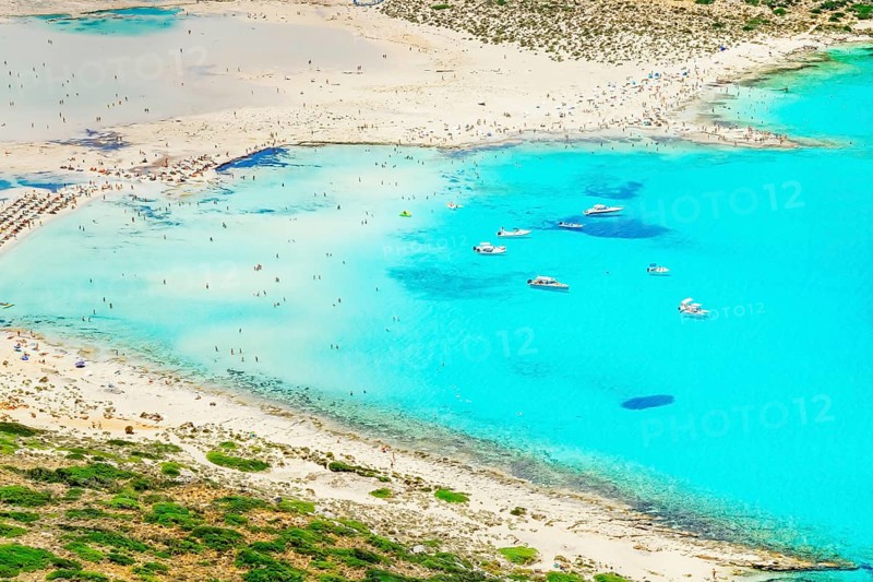 Balos bay, Gramvousa Peninsula, Chania, Crete, Greece, Europe