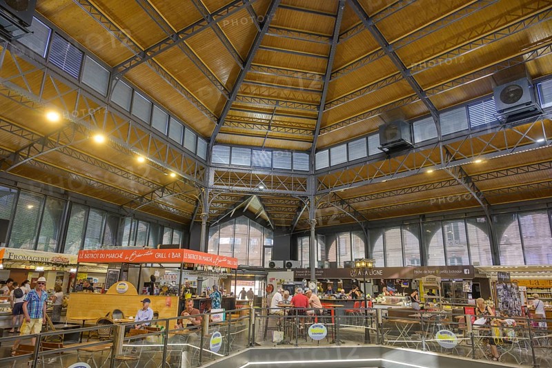 Market hall, Albi, Département Tarn, France, Europe