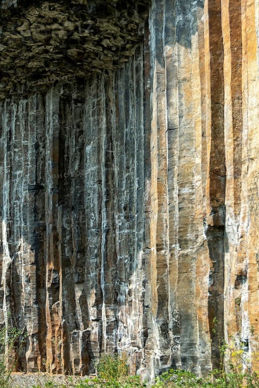 Magnificent basalt organs of Chilhac in Haute-Loire, Auvergne-Rhône-Alpes, France, Europe