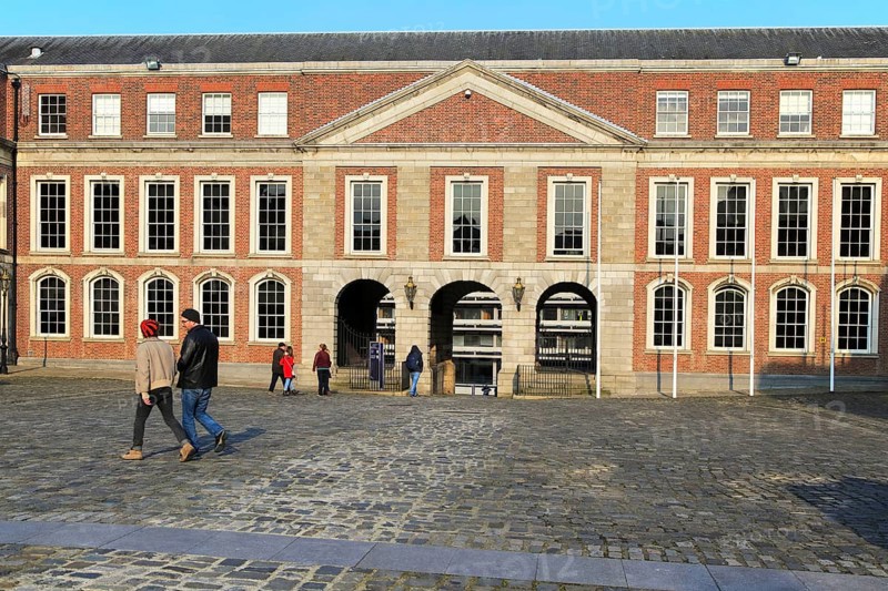 Courtyard buildings Dublin Castle, city of Dublin, Ireland, Irish Republic, Europe