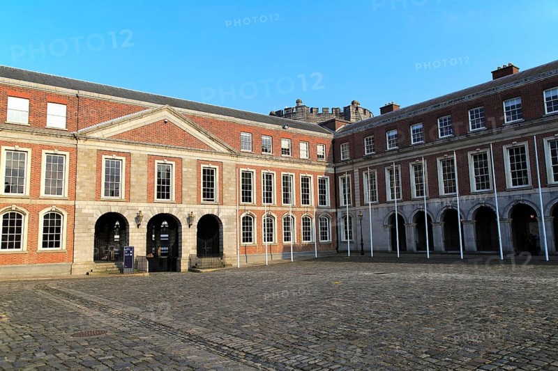 Courtyard buildings Dublin Castle, city of Dublin, Ireland, Irish Republic, Europe