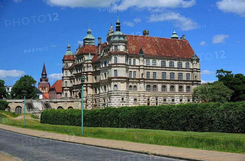 Europe, Germany, Mecklenburg-Western Pomerania, Güstrow, Güstrow Castle, built in the 16th century, Renaissance building, Güstrow, Mecklenburg-Western Pomerania, Germany, Europe