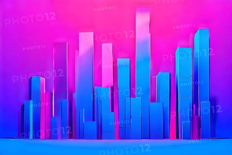 Abstract wallpaper illustration symbolizing finance and business, AI generated