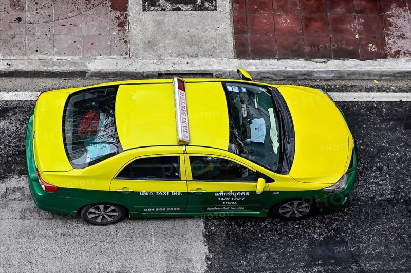 Taxi passenger car