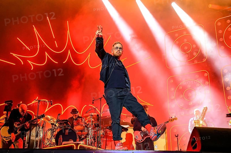 The band SEEED (Peter Fox) will be on stage at the Lollapalooza Festival 2022 Berlin on the grounds of the Olympic Stadium