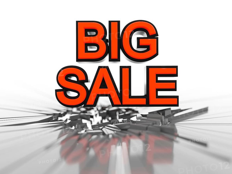 An image of a big sale sign