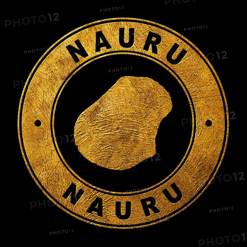 Gold Emblem of Nauru, Background Map