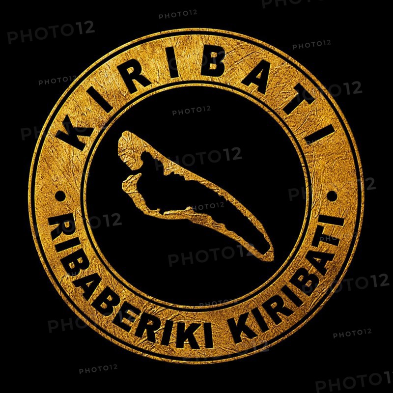 Gold Emblem of Kiribati, Background Map