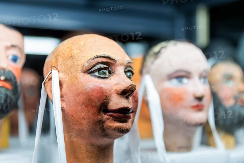 The puppet theatre collection of the Staatliche Kunstsammlungen Dresden (SKD), one of the largest of its kind in the world, will open its doors at its new location on 7 September: the power plant Mitte will not only house 12, 000 marionettes, hand puppets and other theatre figures on around 2, 600 square metres, but also entire stages and the extensive archive, a total of over 100, 000 objects, will find an appropriate place. In future, there will be two exhibitions that can be visited independently of each other: The permanent basic exhibition will present highlights from the collection such as marionettes developed at the Weimar Bauhaus and the Hohnsteiner Kasper, the ancestor of many modern German hand puppet puppets., Puppet theatre collection at the new location in power plant Mitte, Dresden, Saxony, Germany, Europe