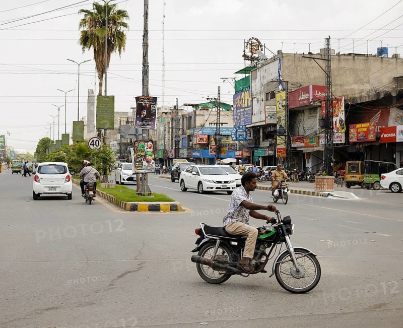 Street scene in Lahore, 22.08.2024. Photographed on behalf of the Federal Ministry for Economic Cooperation and Development