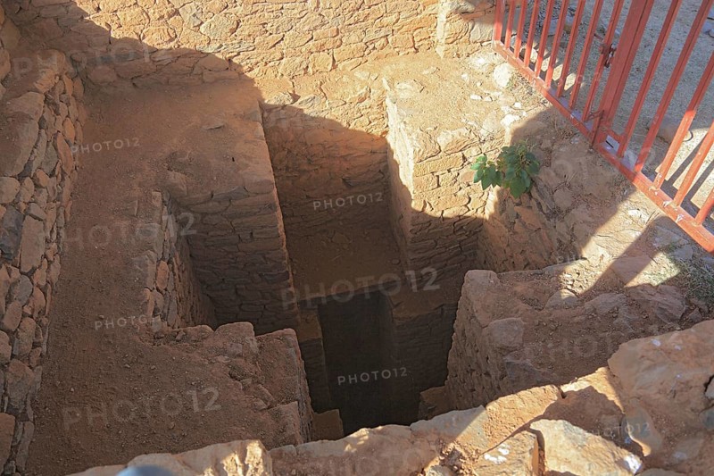 Tigray region, tombs of King Kaleb and Gebre Maskal, north-east of the city of Axum, on a hill lie the tombs of King Kaleb and his son Gebre Meskel from the 6th century, Ethiopia, Africa
