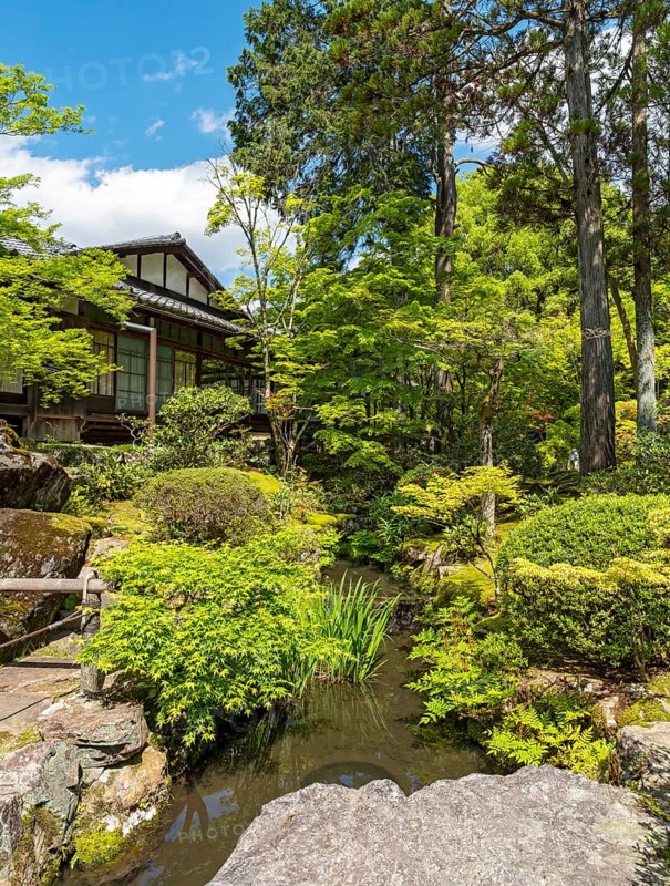 Tenjuan Garden, Nanzen-ji temple complex, Kyoto, Japan, Asia