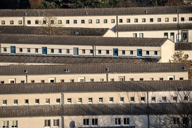 Schüngelberg housing estate, former colliery housing estate, new development area, from 1993, built as part of the IBA, Gelsenkirchen