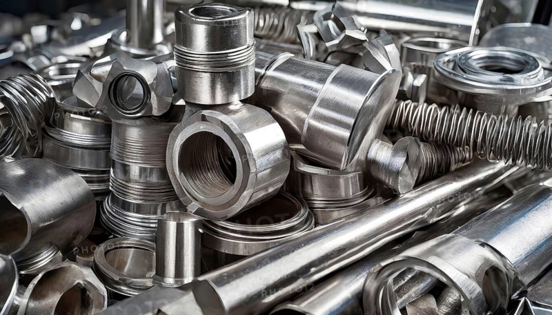 Metal, material, various stainless steel components