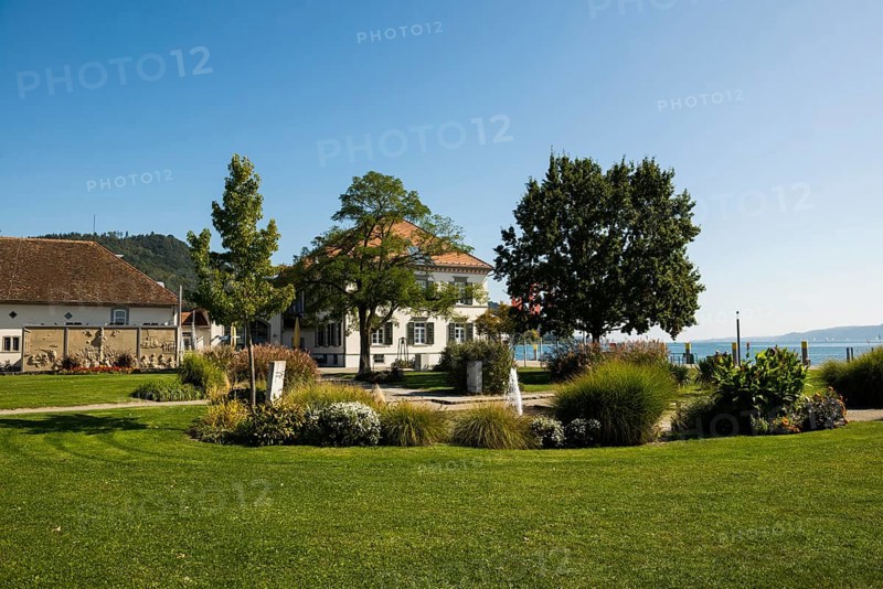 Lake promenade, Ludwigshafen, Bodman-Ludwigshafen, Constance district, Lake Constance, Baden-Württemberg, Germany, Europe
