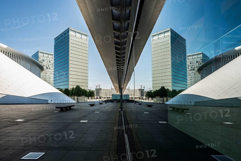 High-rise buildings, Place de l'Europe, Plateau de Kirchberg, Luxembourg, Luxembourg City, Luxembourg, Europe
