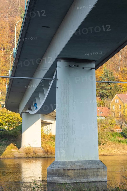 The Elbe bridge in Bad Schandau (B 172) is closed to all traffic with immediate effect. This measure follows a recent special inspection and the resulting inspection report. The bridge must be closed immediately due to longitudinal cracks in the lower span and the associated risk to its load-bearing capacity. The bridge will remain fully closed to all traffic until further notice, but at least until the end of 2024., Elbe bridge in Bad Schandau, Bad Schandau, Saxony, Germany, Europe