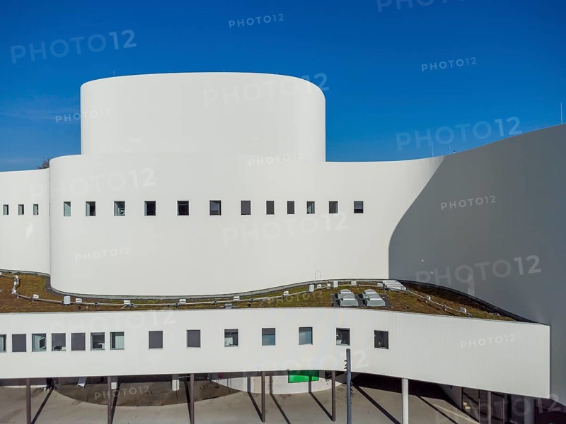 Schauspielhaus am Gustaf-Gründgens-Platz, Drohnenaufnahme, Düsseldorf, NRW, Deutschland