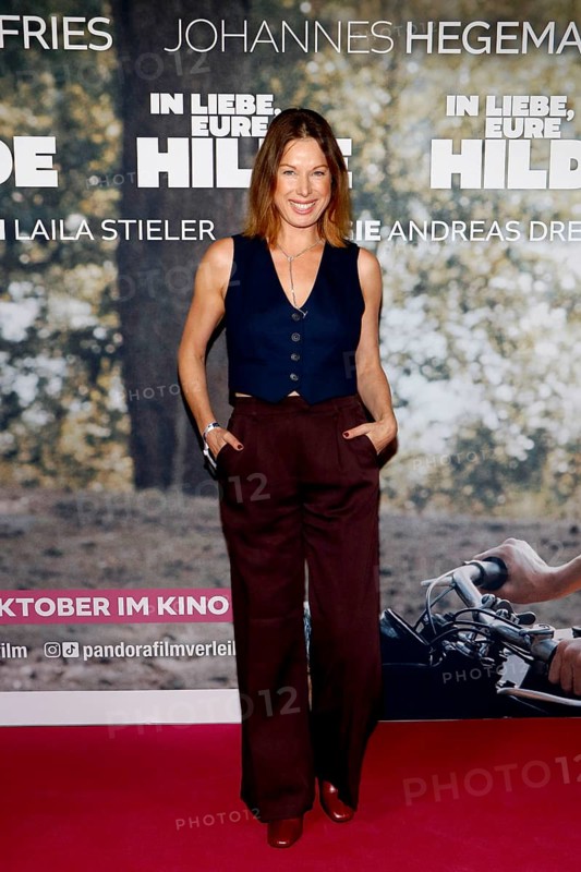 Sandrine Mittelstädt at the premiere of IN LIEBE, EURE HILDE at the cinema in Berlin's Kulturbrauerei, Berlin on 14 October 2024