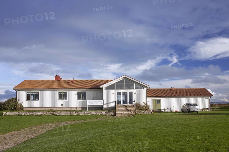 Ottenby Fågelstation, Bird Observatory for bird research and the ringing of migratory birds in Southern Öland, Oeland, Sweden, Europe