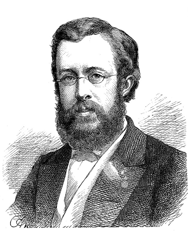 Johannes Fastenrath, 3 May 1839, 16 March 1908, a German lawyer, writer and translator, Historical, digital reproduction of an original from the 19th century