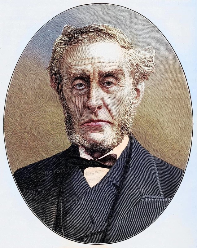 Anthony Ashley Cooper. Seventh Earl of Shaftesbury (1801-1885), English philanthropist, Historical, digitally restored reproduction from a 19th century original, Record date not stated