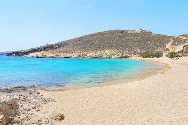 Sandy beach, Serifos Island, Cyclades Islands, Greece, Europe