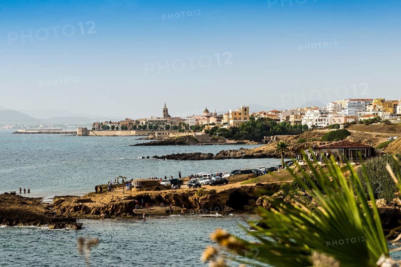 City by the sea, Alghero, Sardinia, Italy, Europe