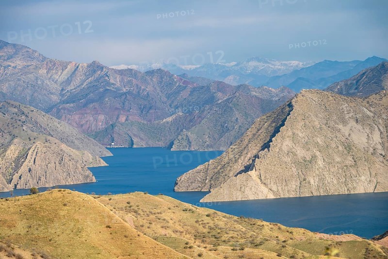 Nurek Reservoir, Tajikistan, Central Asia, Asia