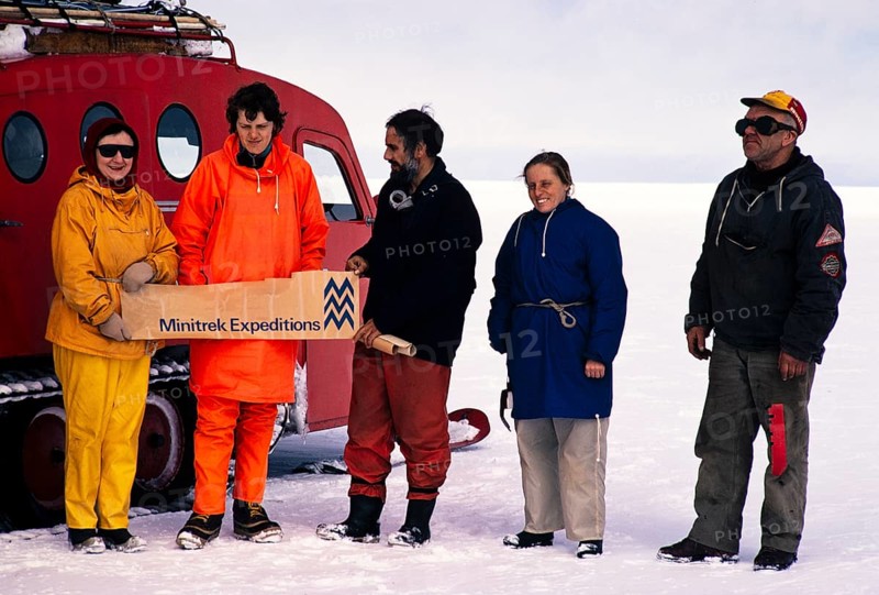 GUSI Bombardier B 12 snowmobile, Gudmundur Jonasson travel company Adventure Arctic Expedition Minitrek Expeditiona, Iceland, 1972, Europe